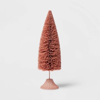 12" x 3.5" Bottle Brush Tree Blush - Opalhouse™ | Target