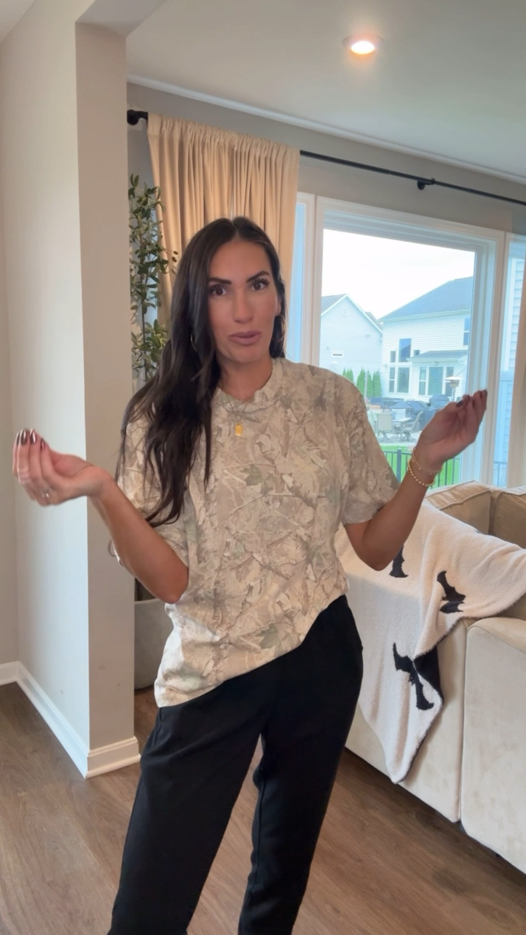 Comfy casual outfit 
Love this camo tee - comes in 2 pack size small 
Black joggers size small 
Walmart sneakers 


#LTKFindsUnder50 #LTKShoeCrush #LTKStyleTip