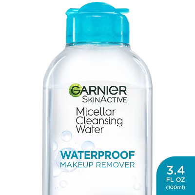 Unscented Garnier Skin Active Micellar Cleansing Water - For Waterproof Makeup - 3.4 fl oz | Target