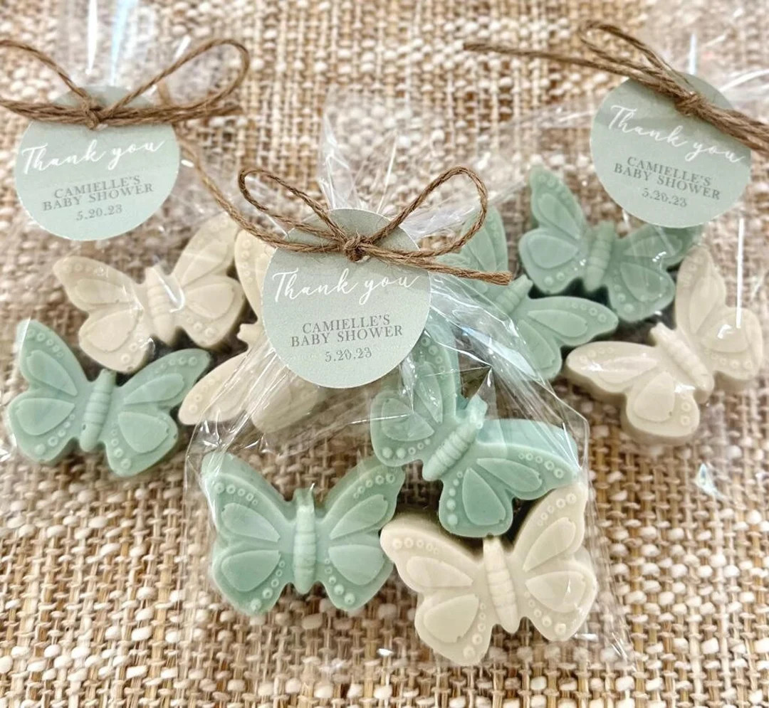 Butterfly Soap Favors Sage Green Baby Shower Party Decorations Girl, Bridal Shower Birthday Weddi... | Etsy (US)