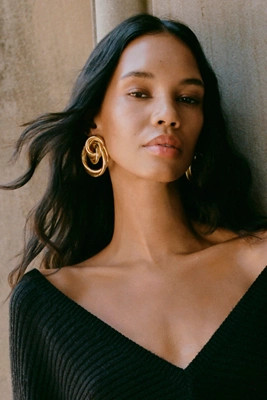 Oversized Double Hoop Earrings | Anthropologie (US)