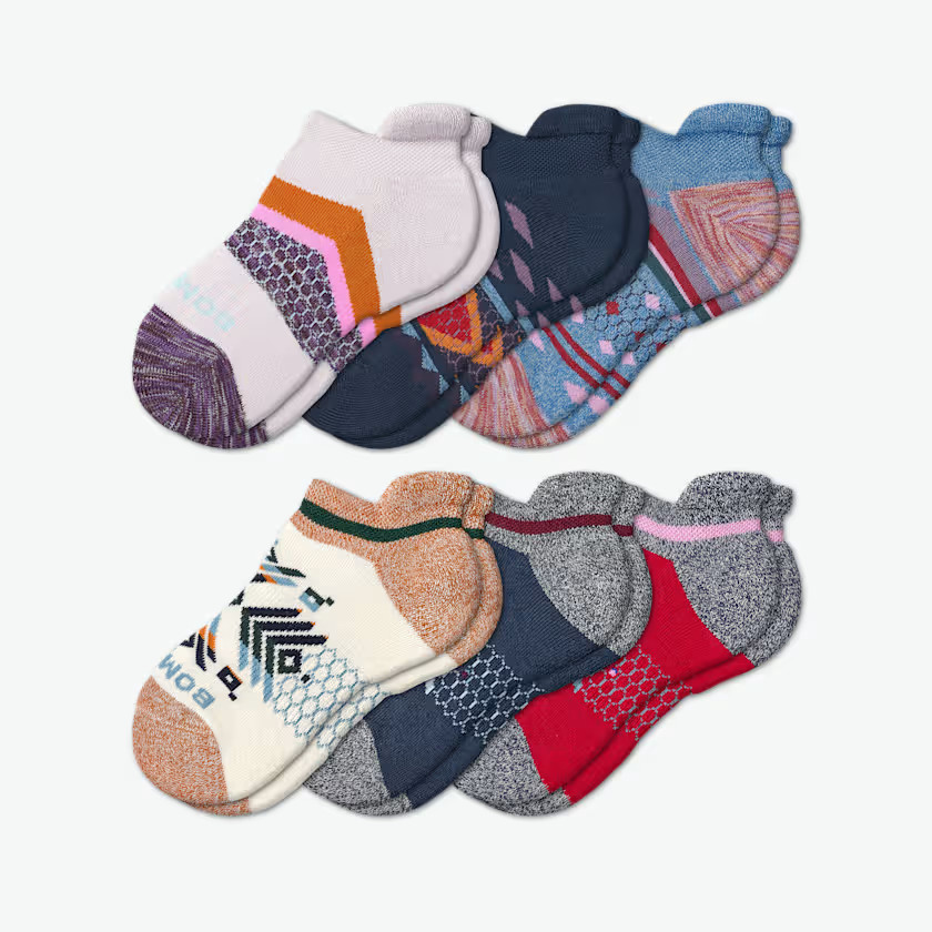 Youth Holiday Ankle Sock 6-Pack | Bombas