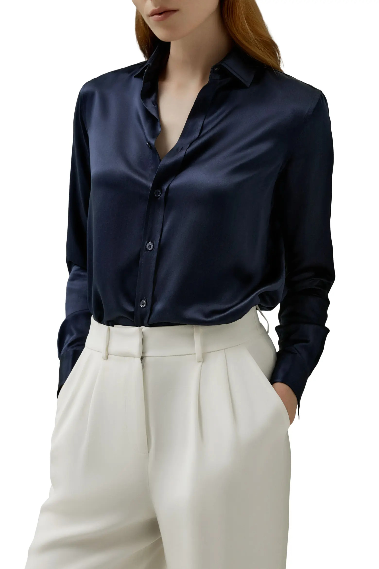Women's Tailored Button Down Silk Shirt (Women) | Nordstrom | Nordstrom