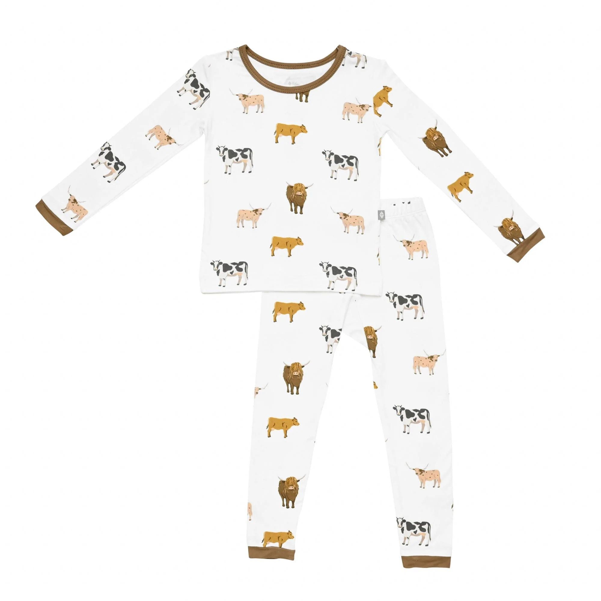 Toddler Pajama Set in Moo | Kyte BABY