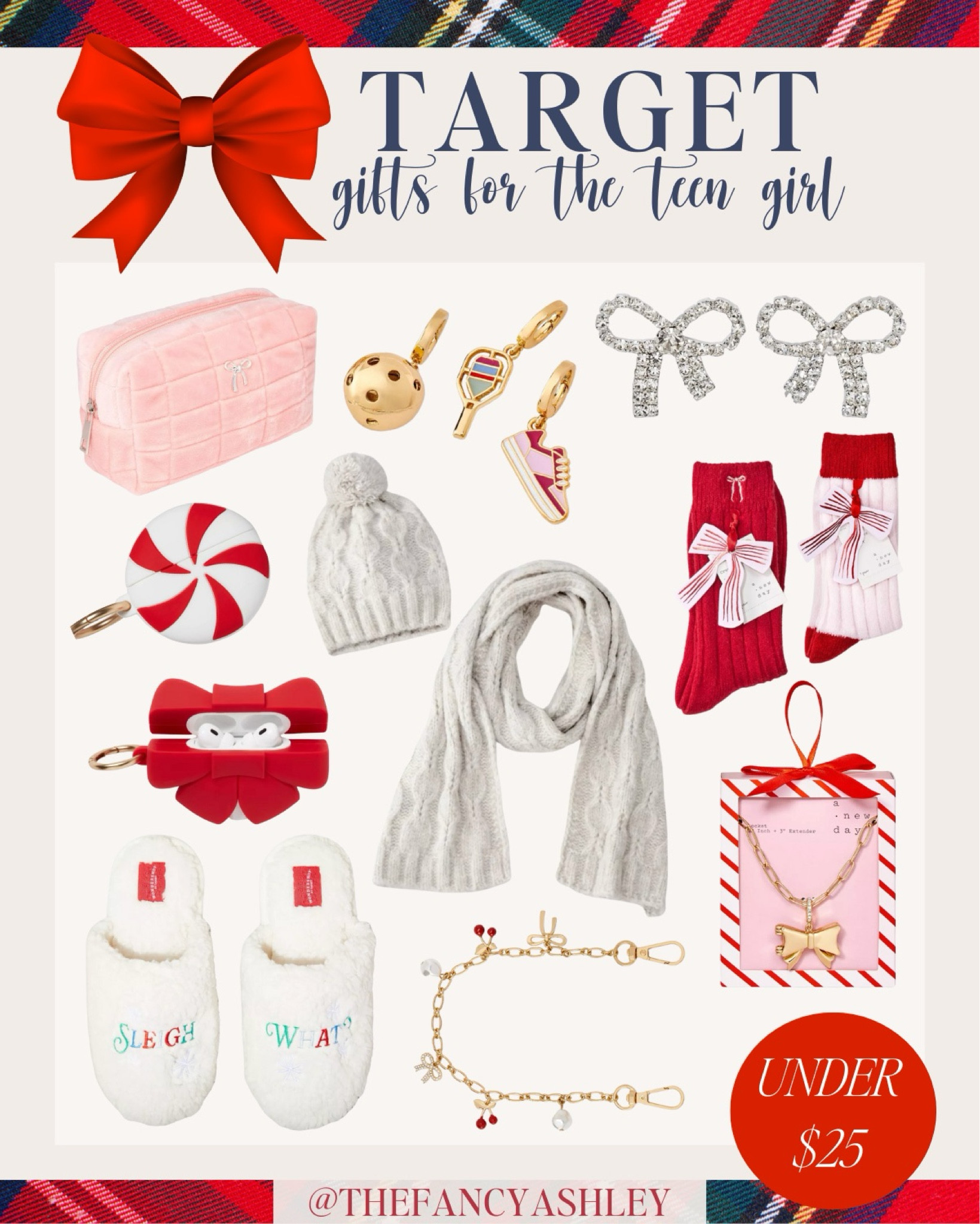 These Target holiday gift finds are perfect for the teen girl on your list. Cozy socks, a cute hat + scarf, and an adorable earbud case. The fun jewelry and charms are pure perfection. I'm obsessed, and she will be too. Everything is under $25!

#LTKGiftGuide #LTKFindsUnder50 #LTKHoliday