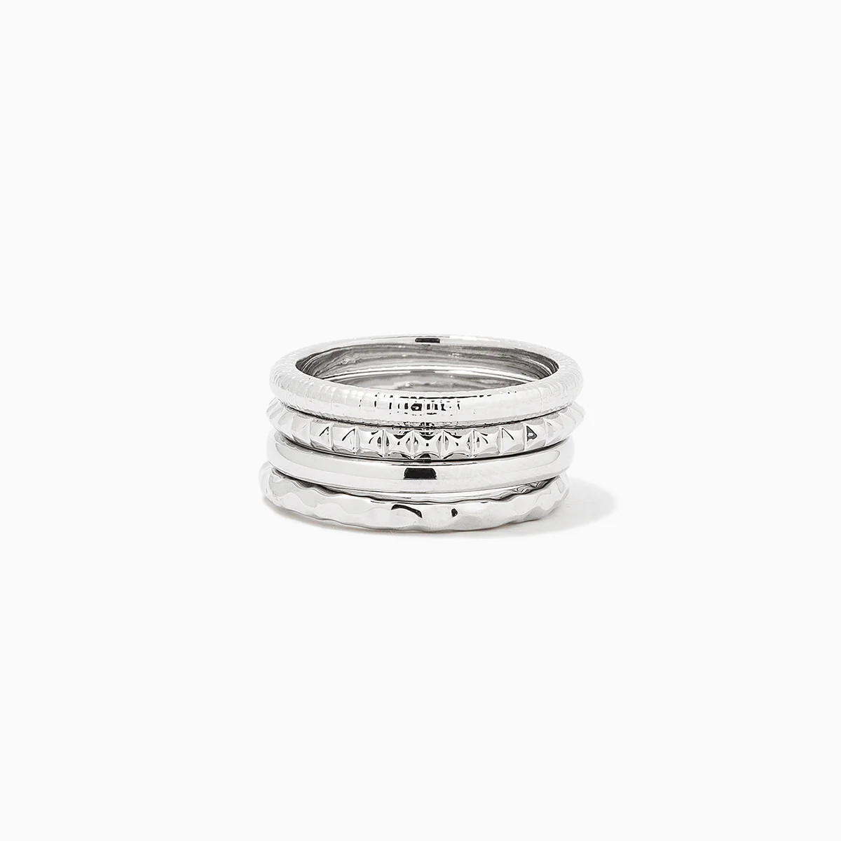 Textured Ring Stack (Set of 4) | Uncommon James