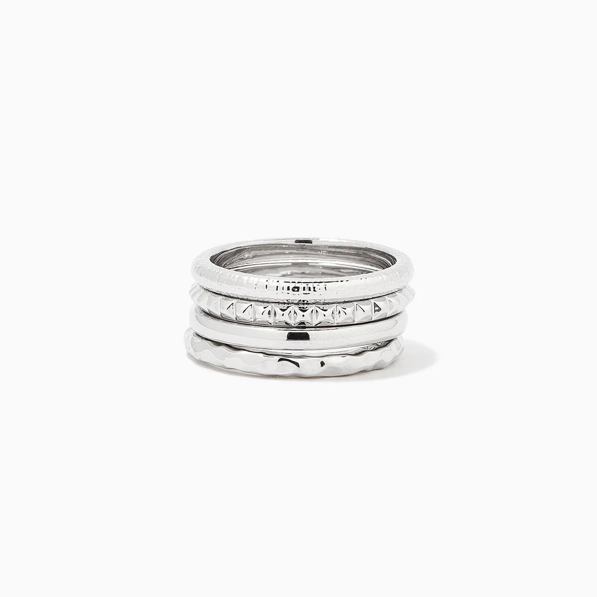 Textured Ring Stack (Set of 4) | Uncommon James