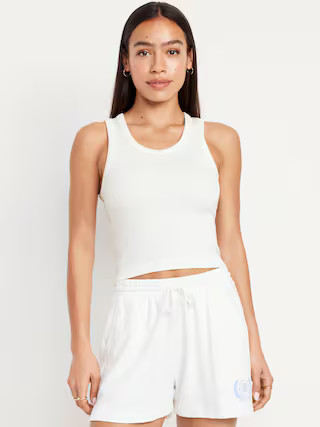 Exhale Seamless Fitted Rib Tank | Old Navy (US)