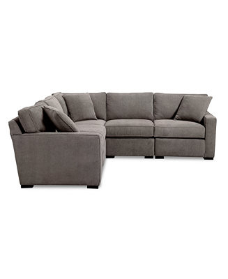 Radley Fabric 5-Pc. Sectional Sofa with Corner Piece | Macy's