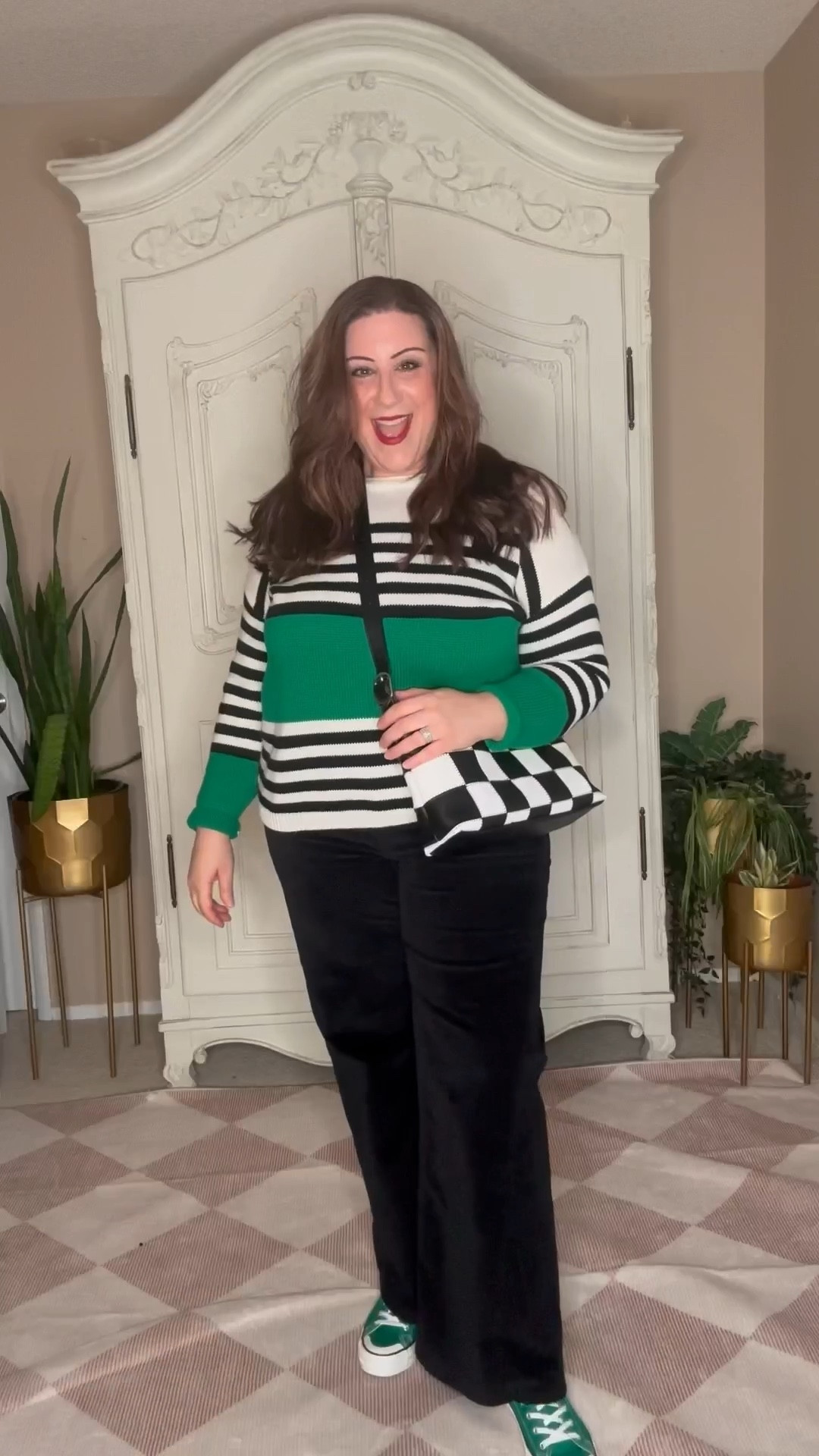 Checkered past….. altered ego edition

I don’t know who needs to hear this but it’s ok to mix stripes & checkers together ♥️

All the items from this look are on my LTK, comment below for the details to get this look 👀 

#alteredego #shein #sheincurve #coach #everydayoutfit #winteroutfit #winterootd #size14 #size16 #size18 #size12 #size10 #size20 #midsize #midsizestyle #plussize #plussizestyle #midsizefashion #plussizefashion #momootd #momoutfit #momoutfits #fashionover50 #fashionover40 #stylereel #styleinspo #ootd #checkeredbag #checkeredpurse #blackandehitecheckers #greenstripped #stpatricksday #stpatricks #greenstripe #realisticoutfif #casualoutfit #comfyoutfit #sweaterweather #pearshape #appleshape #hourglassshape #rectangleshape #dopaminedressing 
@amazon @walmart @shein 
Music license purchased for song use

#LTKootd #LTKOver40 #LTKMidsize