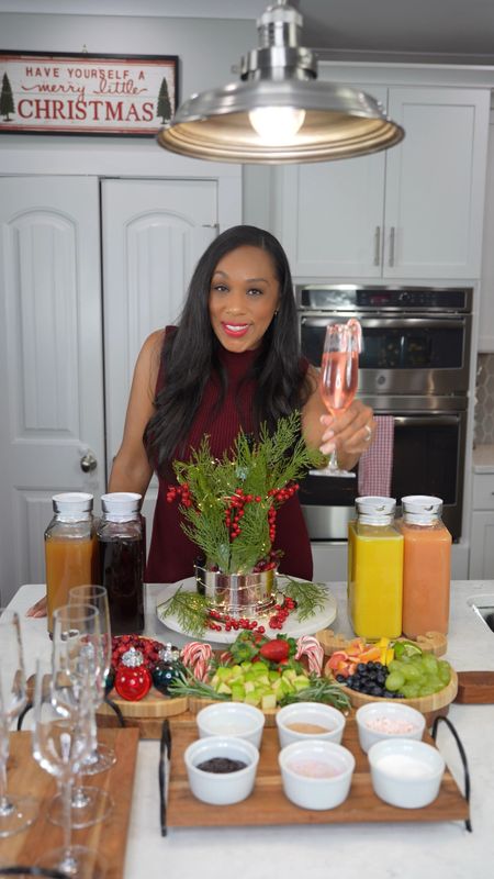 This is a perfect set up for your Holiday party or family gathering. It’s an easy way for you and your guests to customize your own festive holiday mimosas.



#LTKSeasonal #LTKparties #LTKHoliday