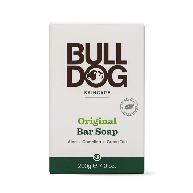 Bulldog Mens Skincare and Grooming Original Moisturizing Bar Soap, 7 ounce | Amazon (US)