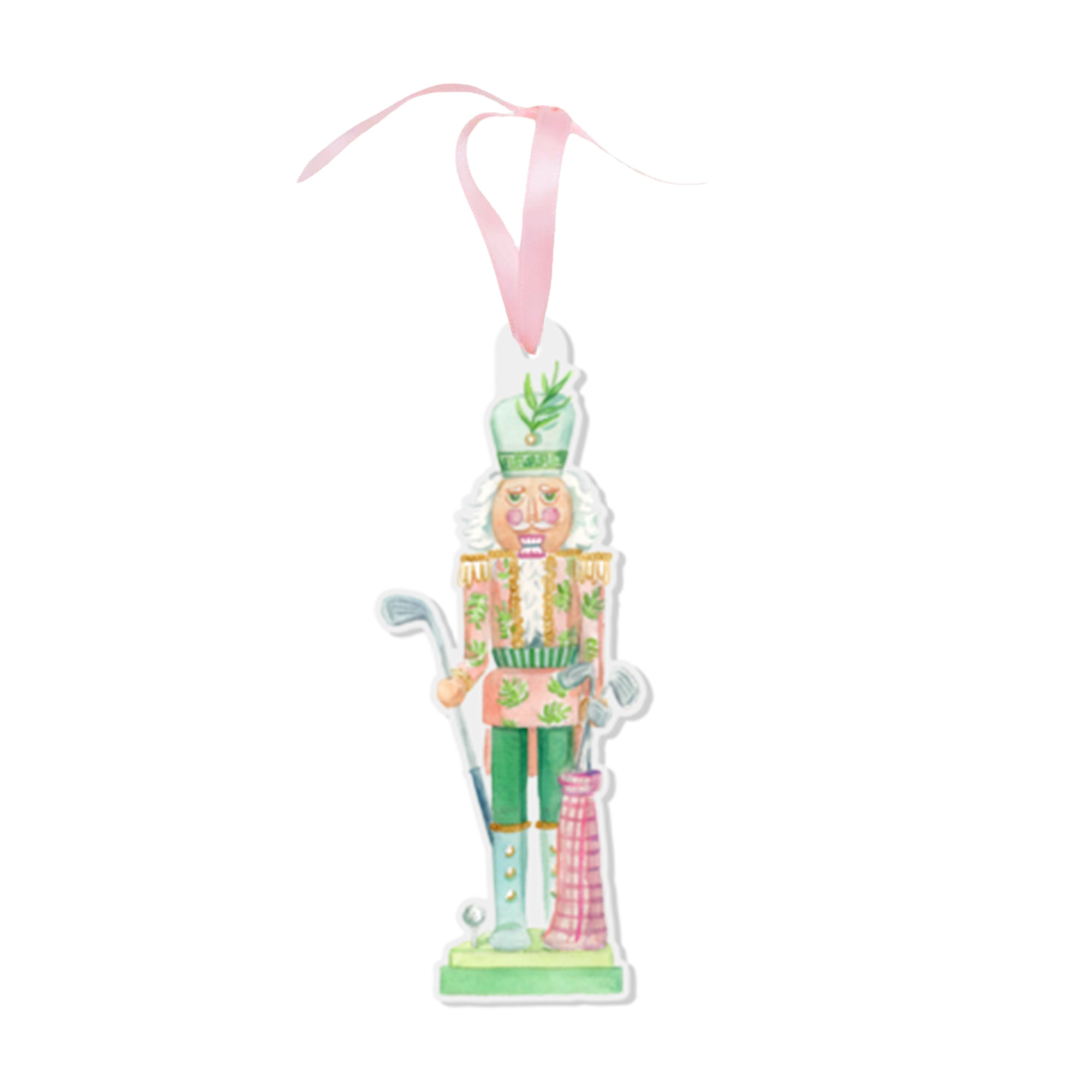 Barely Blemished Palm Beach Nutcracker Watercolor Ornament — Simply Jessica Marie | Simply Jessica Marie