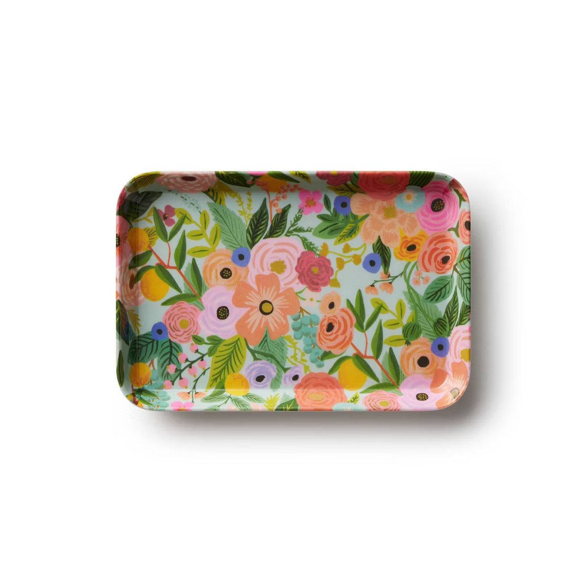 Rifle Paper Co. Garden Party Trinket Tray: Multicolored Decorative Tray, Melamine and Resin, 5.7"... | Target