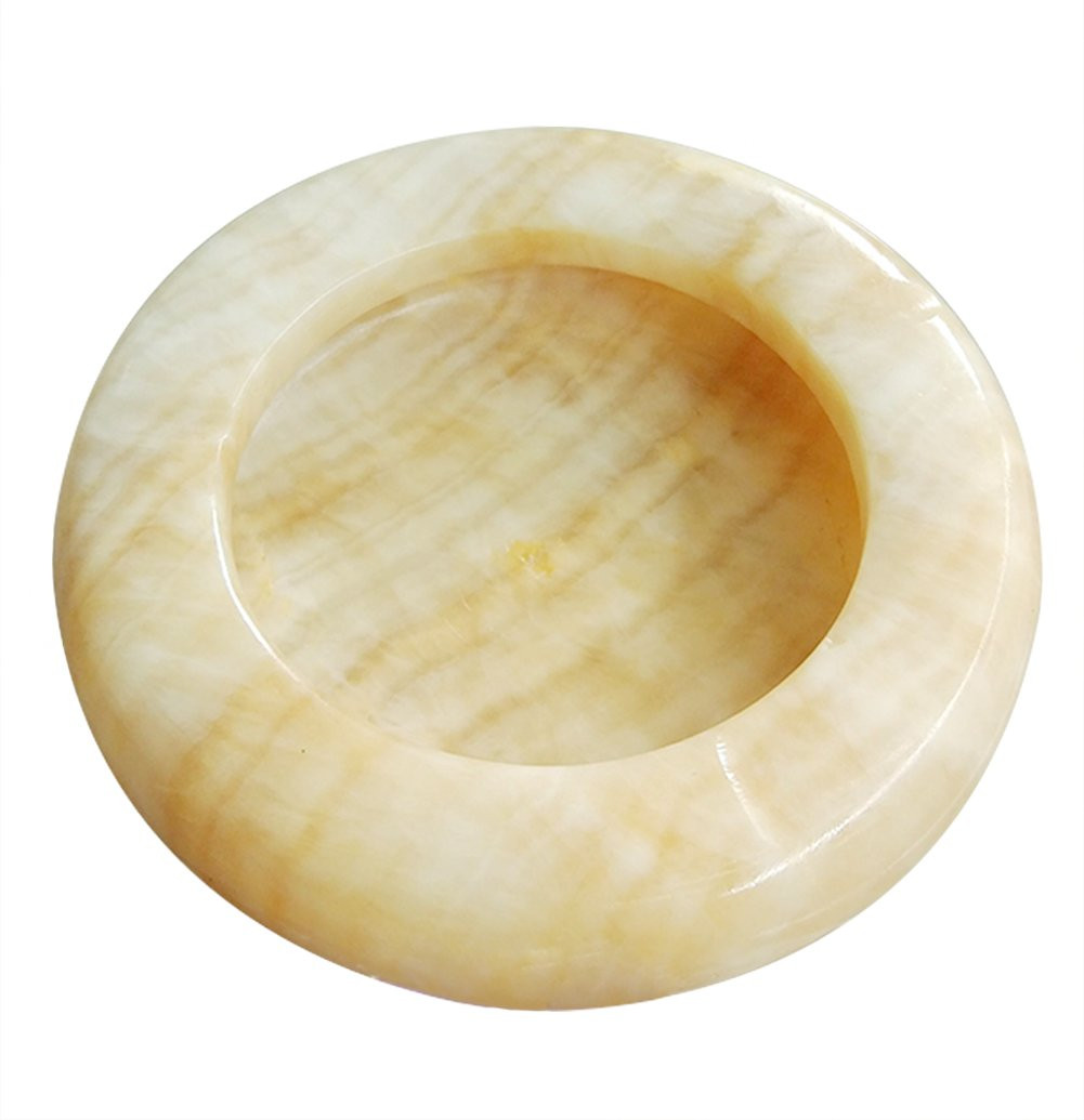 Stone Round Ashtray Sphere Multicolored Onyx Stone Cigar/Cigarette Ashtray | Amazon (US)