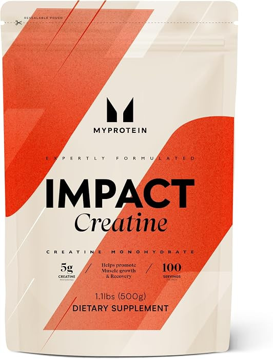 Myprotein Creatine Monohydrate Powder, 100 Servings (1.1lbs), Pure Unflavored Creatine Powder, Po... | Amazon (US)