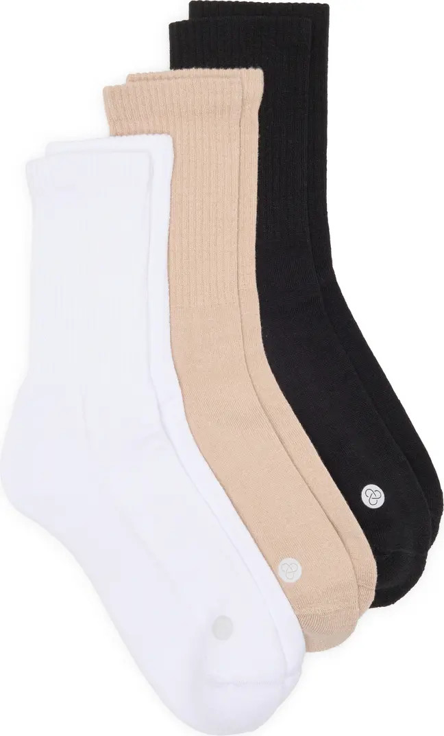 Zella 3-Pack Crew Socks | Nordstrom | Nordstrom