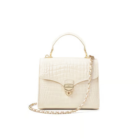 Midi Mayfair®

        
            
            Ivory Patent Croc | Aspinal of London