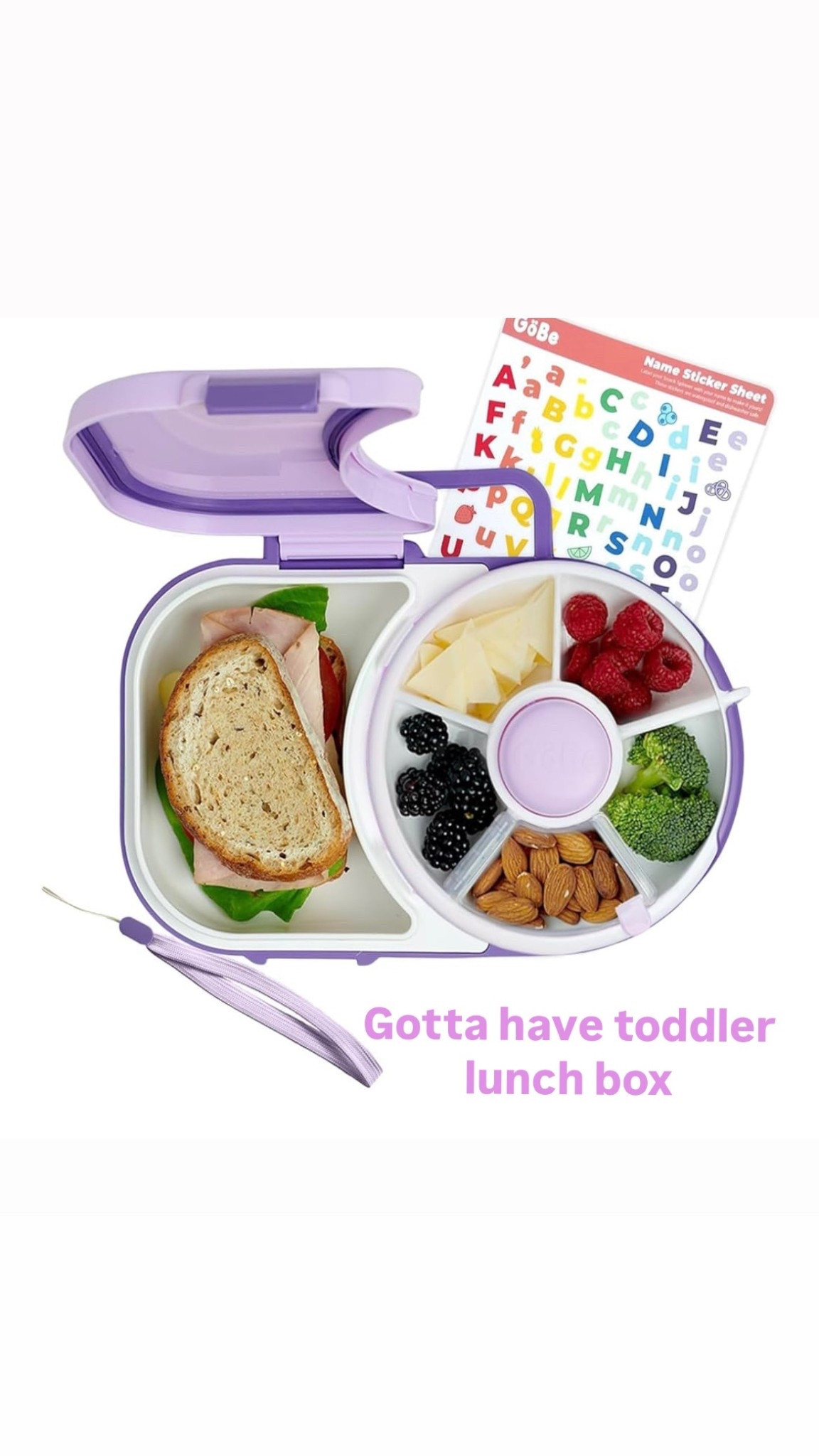 Toddler lunch box with snack spinner 

#LTKSaleAlert #LTKHome #LTKKids