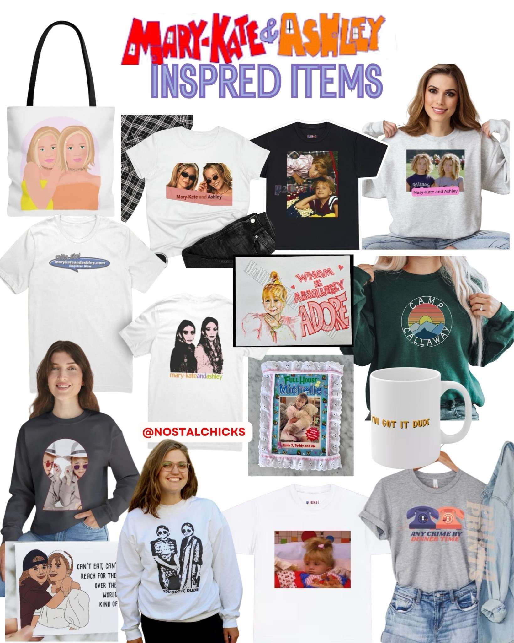 Marykate & Ashley Items 
#marykateandashley #olsens #olsentwins #nostalgia #nostalgic #millennial #millennials #90s #2000s 