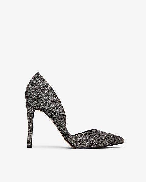 two-piece pointed toe pumps | Express