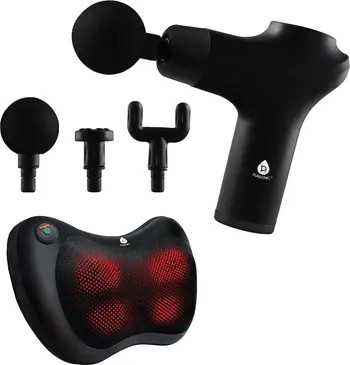 Ultimate Massage Therapy Bundle 3-Speed Gun & Shiatsu Massager | Nordstrom