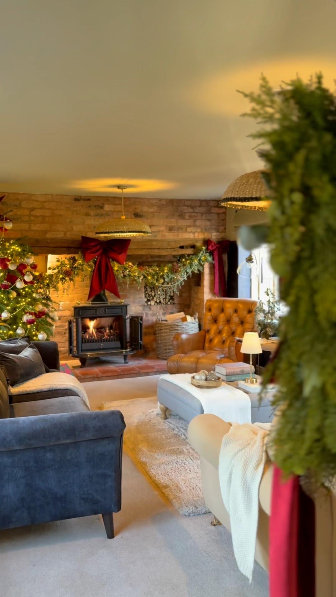 Creating the perfect cosy space to spend Christmas with gorgeous soft knits, soft fluffy rugs and low level lighting to brighten up individual spaces.

#LTKhome #LTKfestive #LTKuk