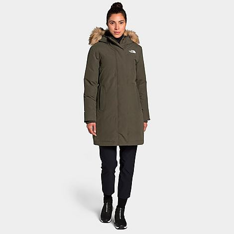 The North Face Women's Arctic Parka Jacket in New Taupe Green Size: XL | Finish Line (US)