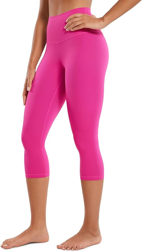 CRZ YOGA Butterluxe Yoga Capris Leggings 19'' - High Waisted Workout Buttery Soft Athletic Lounge... | Amazon (US)