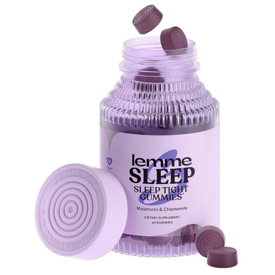 Lemme Sleep Gummies with 5mg Melatonin, Elderberry, Magnesium, L-Theanine, Chamomile and Lavender, Drug-Free Nighttime Sleep Aid, Vegan, Gluten Free, Gelatin Free, Non GMO, Berry Flavored (60 Count) 

#LTKitbag #LTKbeauty #LTKfitness