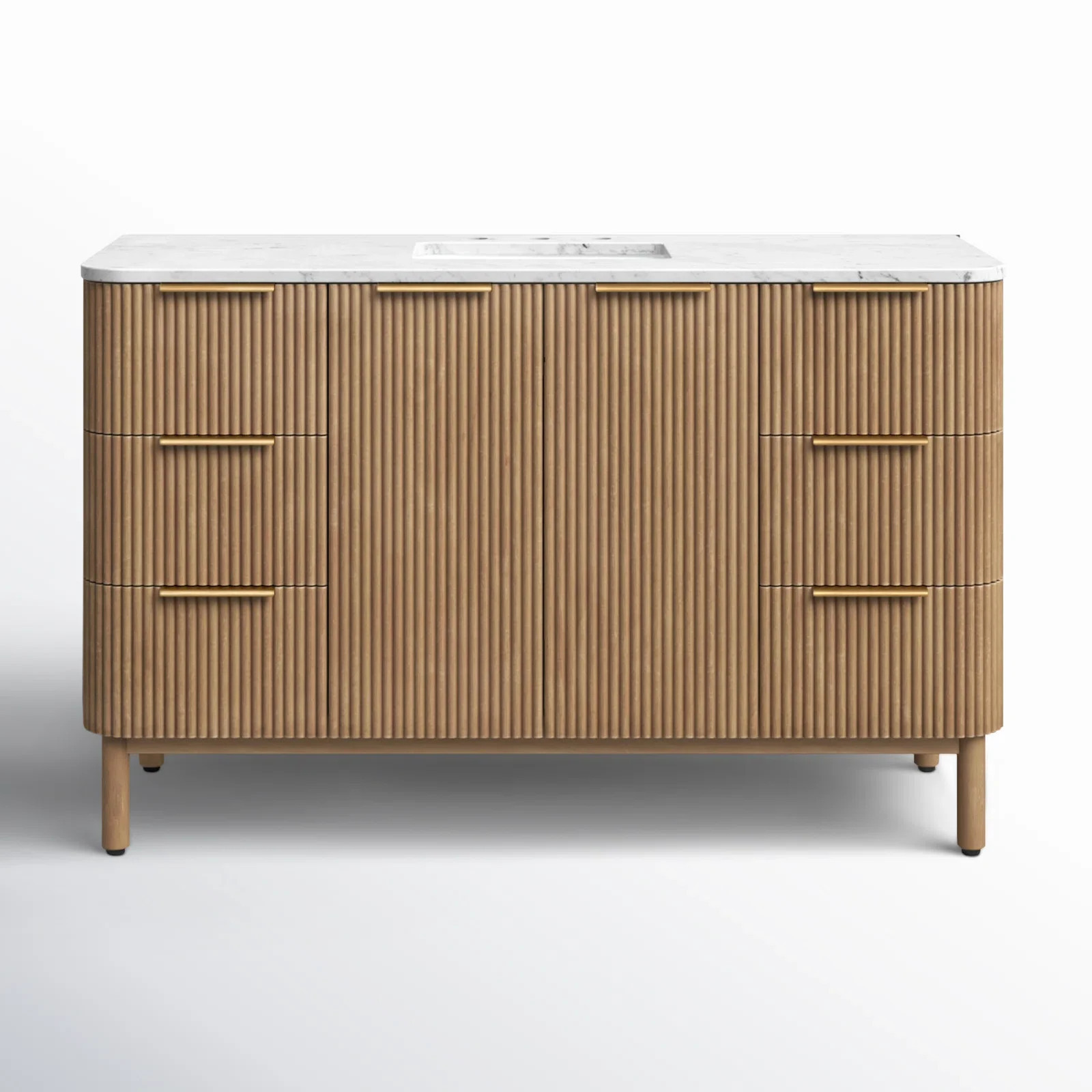 Nova 55" Marble Top Single Sink Vanity | Joss & Main