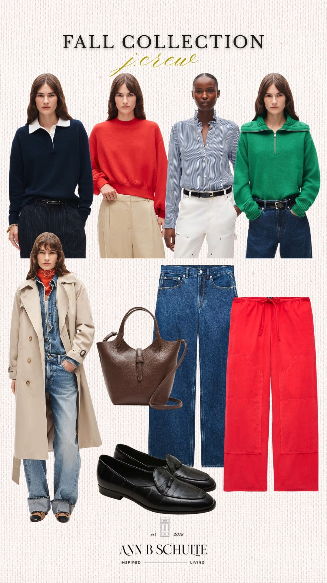 J.Crew fall is making a very strong case for a wardrobe refresh. 🍂 From classic sweaters and crisp button-downs to relaxed denim, tailored pants, timeless loafers, and the perfect trench, this collection has that effortless polished look we love. Basically, everything you need for a fall wardrobe that feels classic, current, and endlessly wearable. 🤎👞🍁

#JCrewFallCollection #FallFashion #FallWardrobe #FallOutfitIdeas #ClassicFashion #PreppyStyle #TimelessStyle #AutumnOutfits #FallStyleInspo 

 #LTKootd