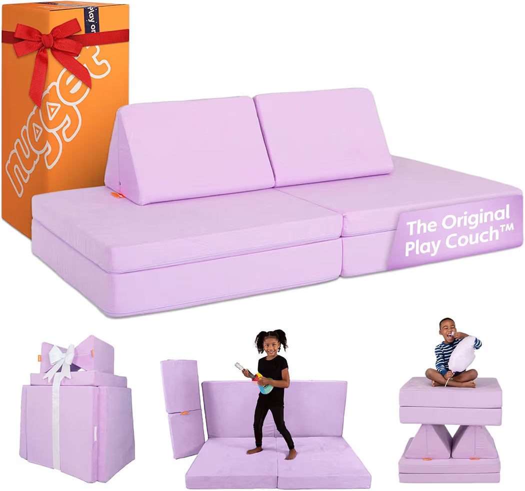 Nugget - The Original Play Couch for Kids - Modular Foam Children's Sofa for Playroom, Imaginatio... | Amazon (US)