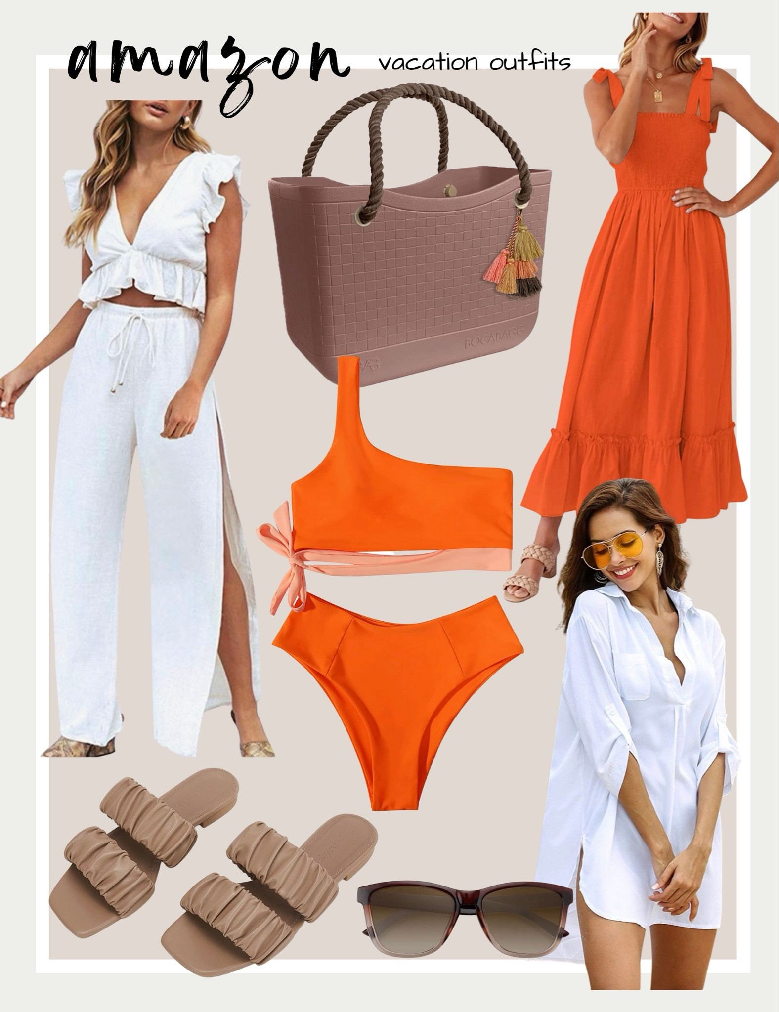 Amazon finds for your next vacation.



Vacation outfit / summer outfit / travel outfit / swimwear / sandals / beauty / maxi dress / white dress / cover up / sunglasses #LTKGiftGuide 

 

#LTKSwim #LTKSeasonal #LTKTravel