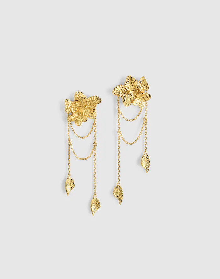 Jasmine Chain Stud Earrings | Madewell