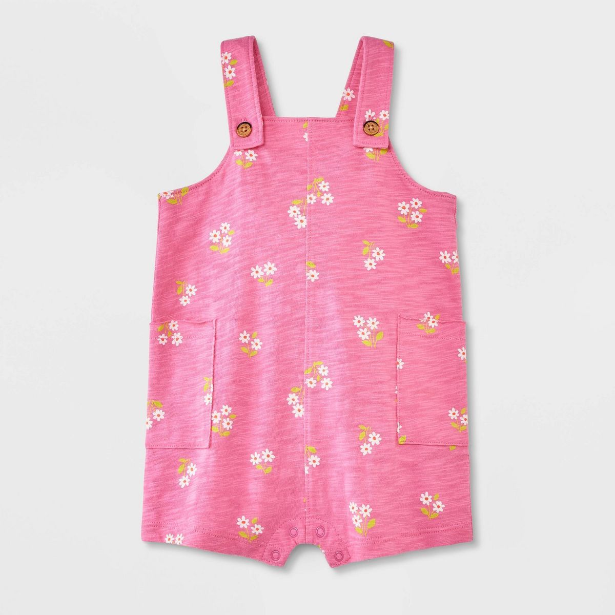 Baby Girls' Printed Floral Coveralls - Cat & Jack™ Pink | Target
