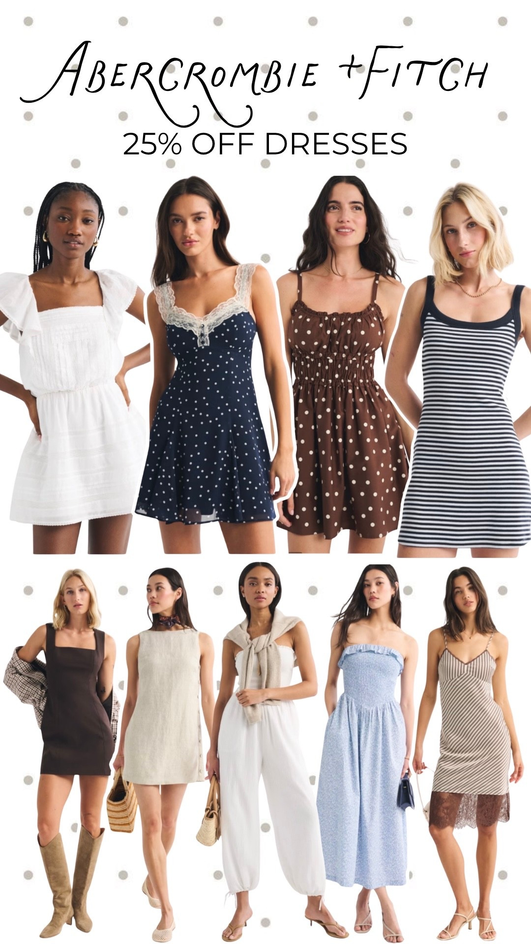 @abercrombie 25% off summer dresses!

#LTKSeasonal #LTKPetite #LTKSaleAlert