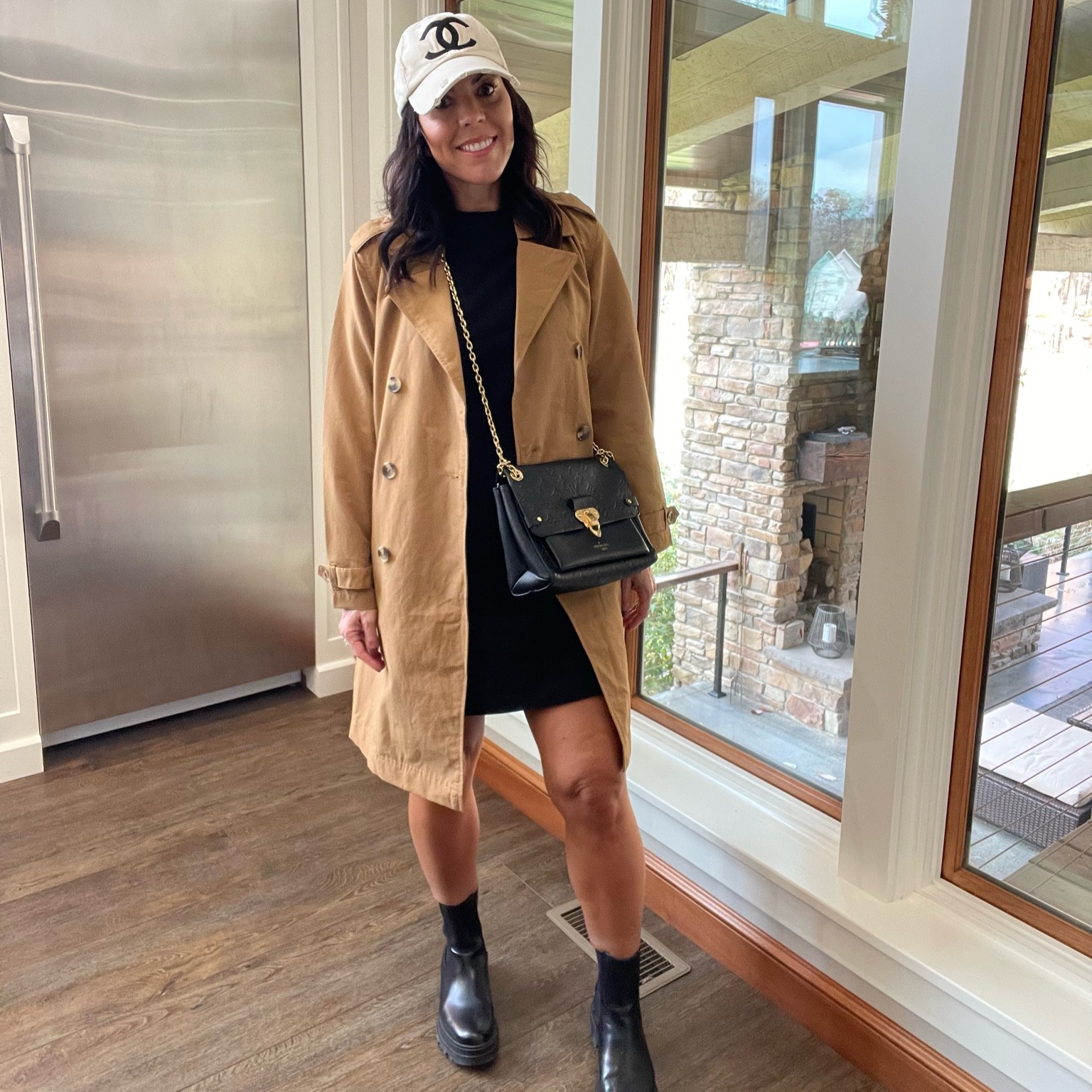 Pinterest Look
Trench coat - size XS
Sweatshirt dress - XS 
Boots TTS
Hat is old

#LTKstyletip #LTKbump #LTKunder50