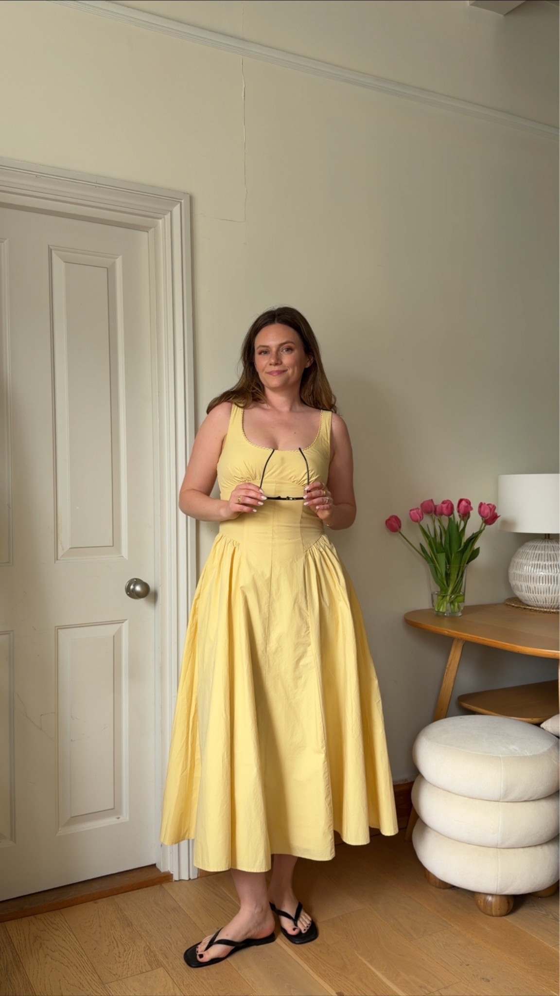 Kendall Jenner yellow dress - wedding guest dress - size 12 - recreating Kendall Jenner outfits -