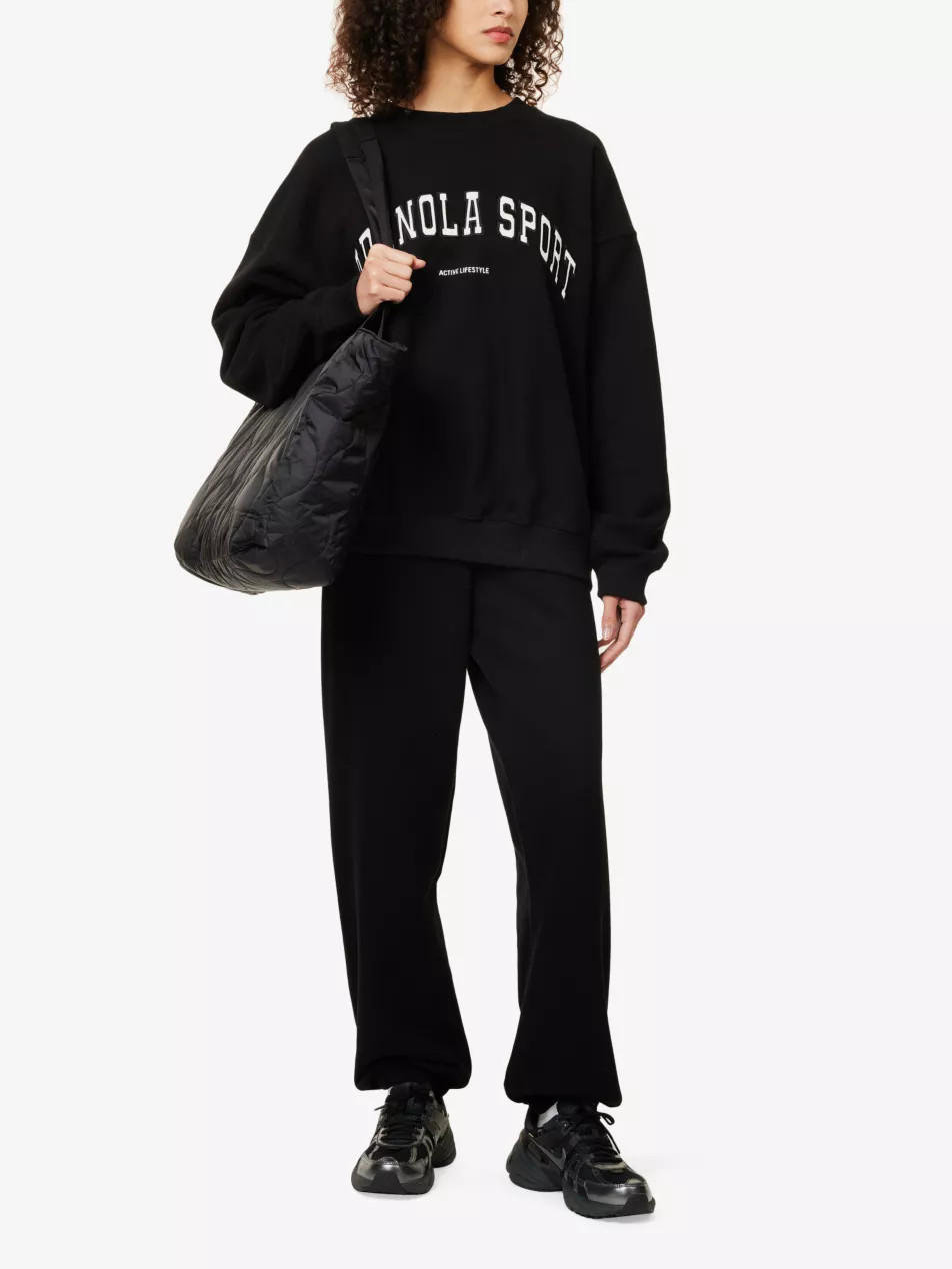 Logo-Embroidered Relaxed-Fit Cotton Sweatshirt | Selfridges