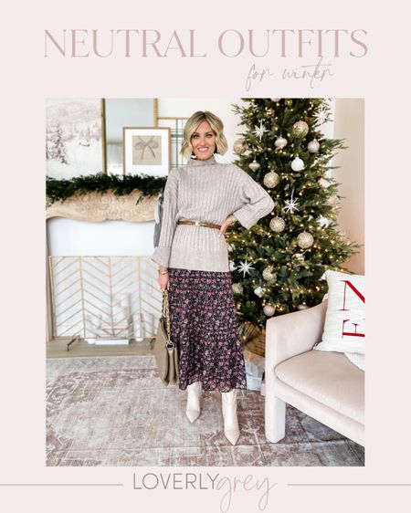 This skirt is a favorite of mine 👏 perfect for winter looks! I am wearing an XS in these pieces! 

Loverly Grey, winter outfit idea 

#LTKstyletip #LTKSeasonal #LTKHoliday