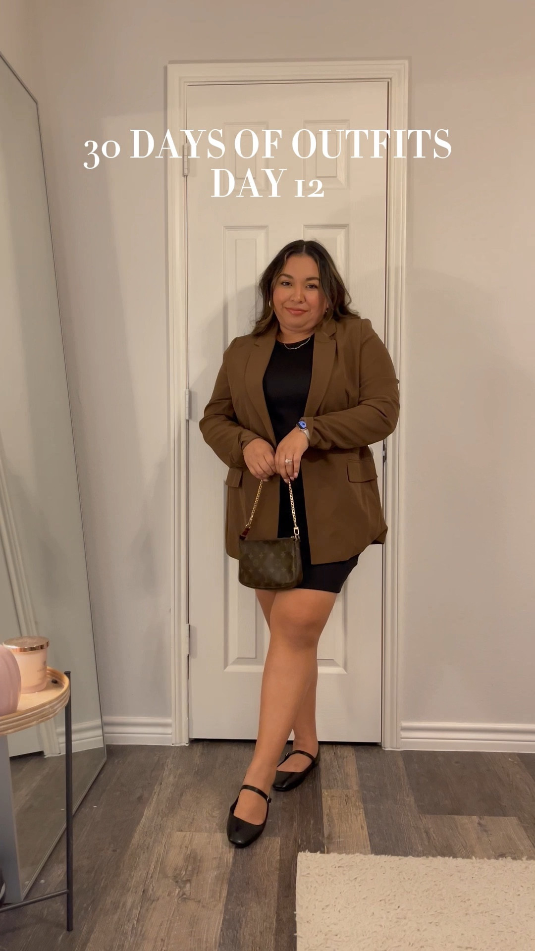 30 Days of Fall Outfits: Day 12

Fall fashion, fall outfits, fall outfit idea, fall transition outfit, shoulder bag, black dress, oversized blazer, black flats, Mary Jane flats

#LTKfindsunder50 #LTKstyletip #LTKmidsize