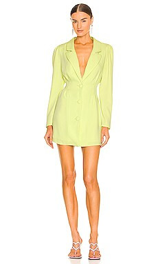 Lovers and Friends City Blazer Dress in Green from Revolve.com | Revolve Clothing (Global)