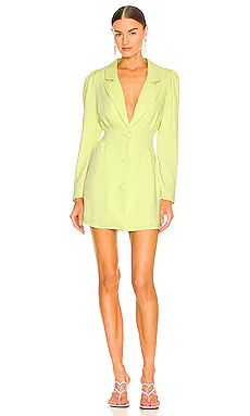 Lovers and Friends City Blazer Dress in Green from Revolve.com | Revolve Clothing (Global)