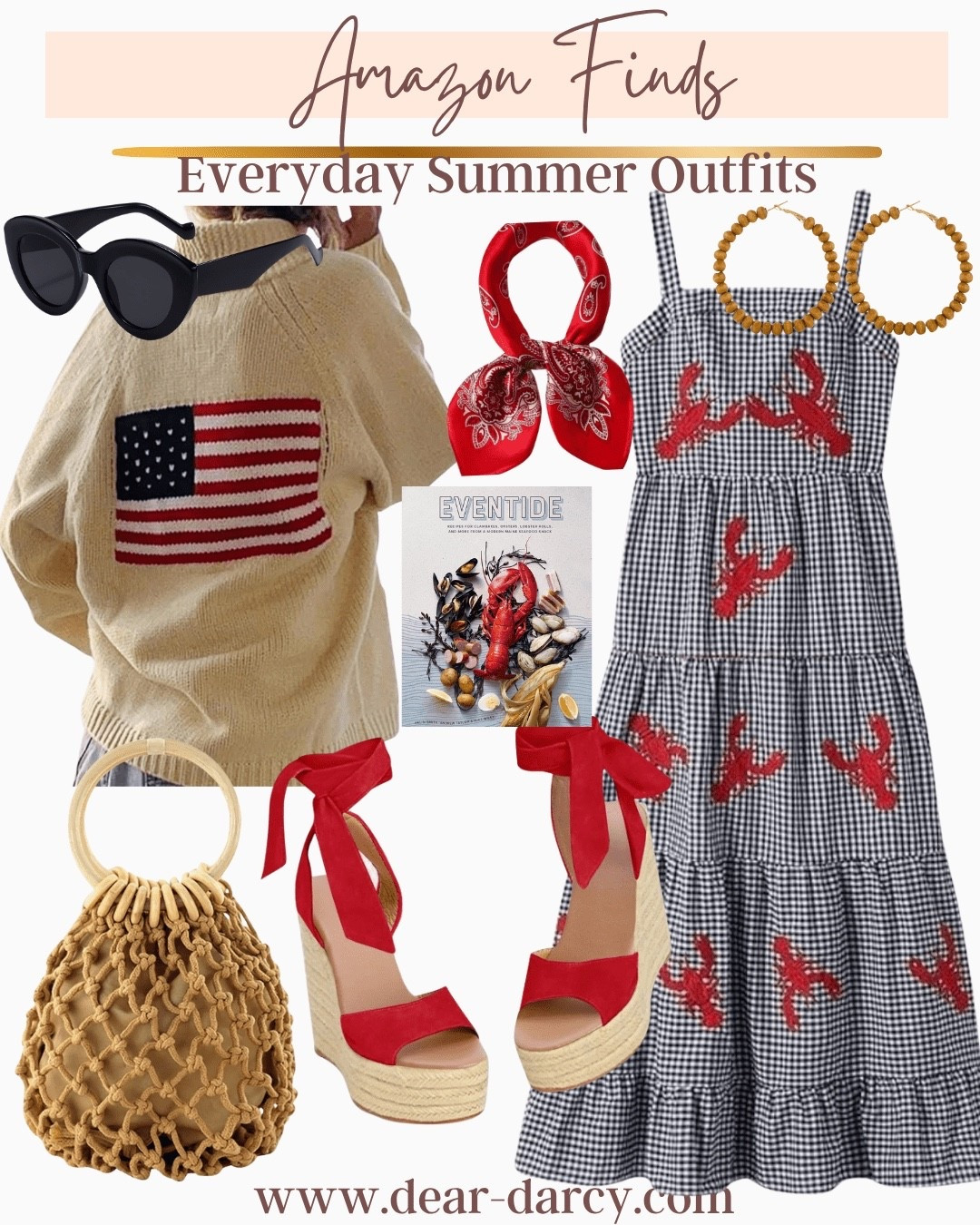 A few Amazon favorites perfect for summer 🇺🇸💙🦞

In stock and arrive FAST

#LTKootd #LTKOver40 #LTKSaleAlert