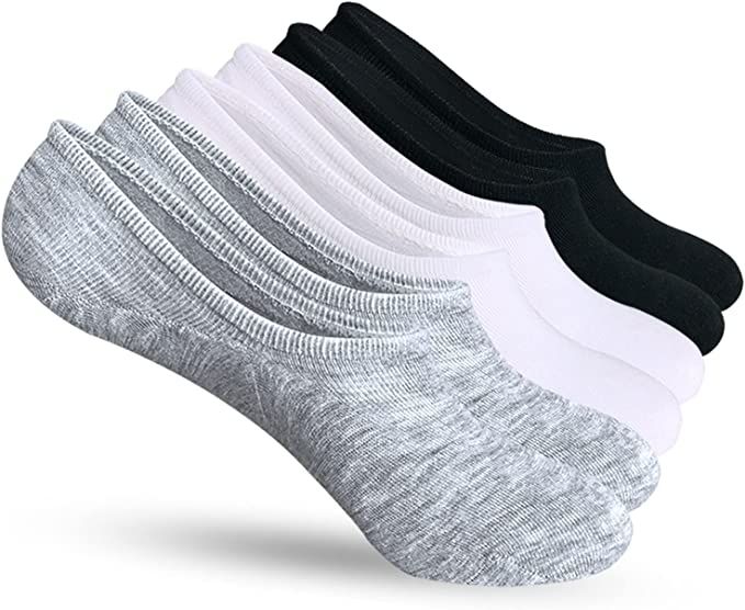AKOENY No Show Socks Women 6-9 Pairs Thin Low Cut for Slip On Sneakers Flats Liners | Amazon (US)