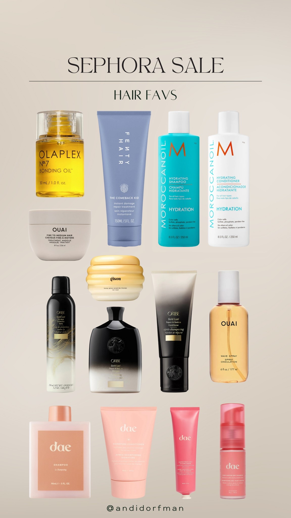 My hair favs from the Sephora Sale ✨