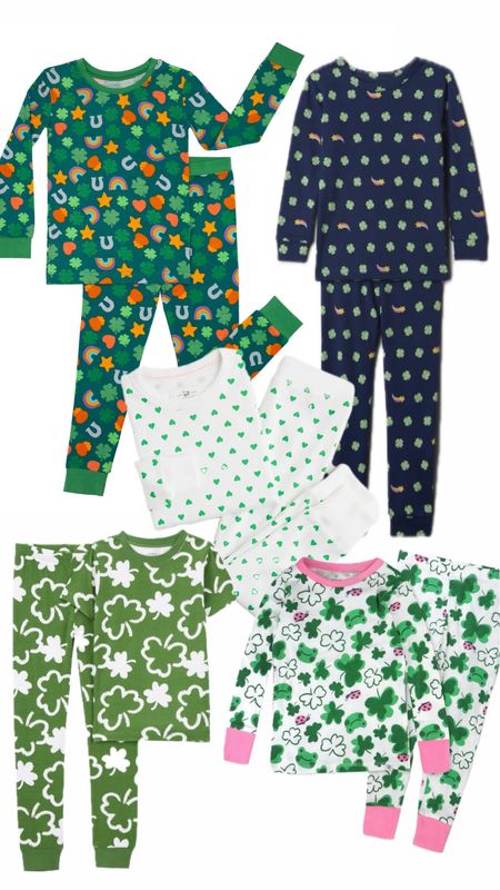 St. Patrick’s day kids pajamas / st Patricks day pjs for girls 

#LTKSeasonal #LTKkids #LTKfindsunder50