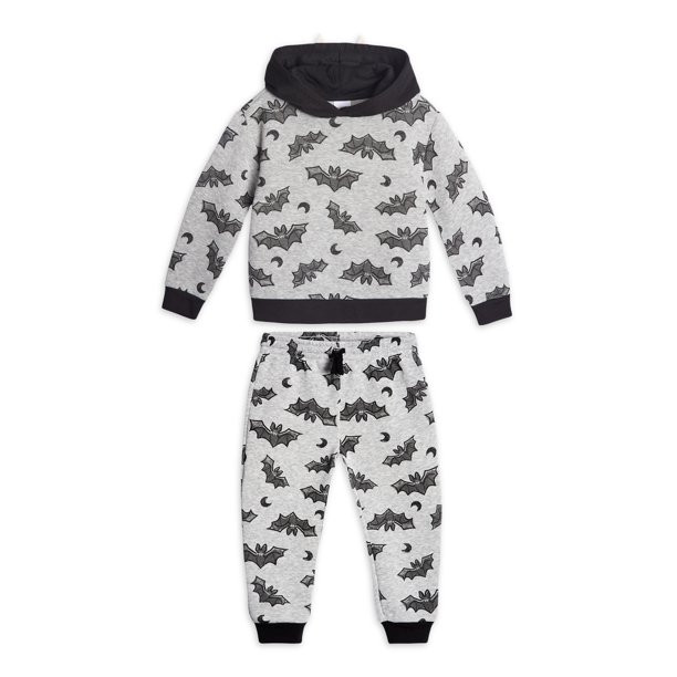Wonder Nation Toddler Unisex Halloween Fleece Outfit Set, Sizes 2T-5T | Walmart (US)