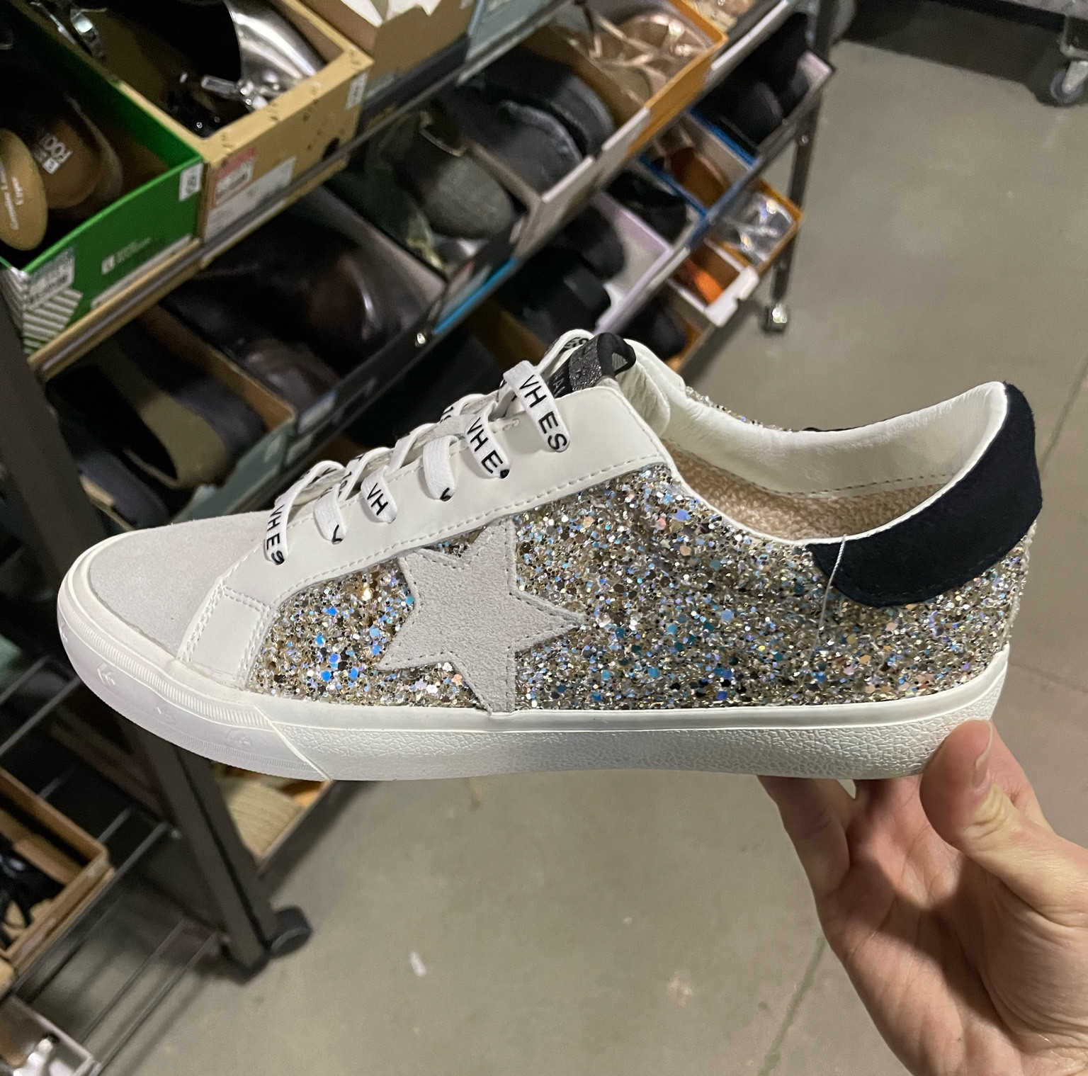 Golden goose, glitter sneaker, travel look, golden goose dupe, sneakers, Mother’s Day gift, vacation, travel outfit 

#LTKsalealert #LTKunder100 #LTKshoecrush